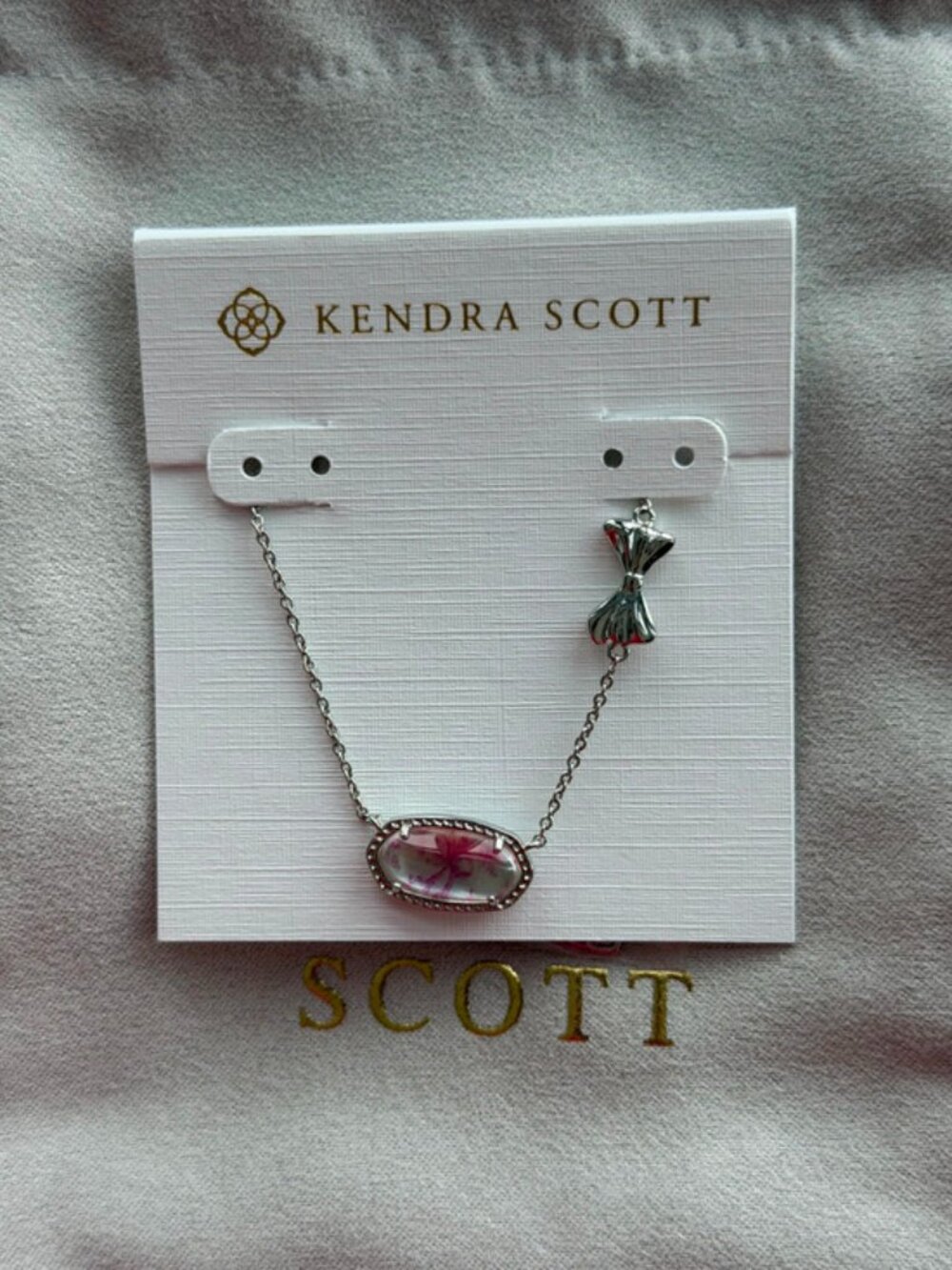 Kendra Scott Pink Pendant Necklace
